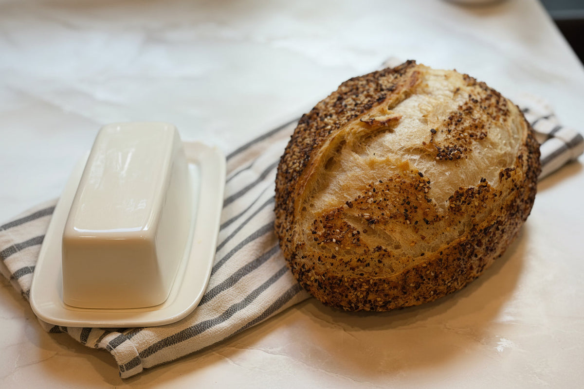 Sesame Garlic Artisan Sourdough