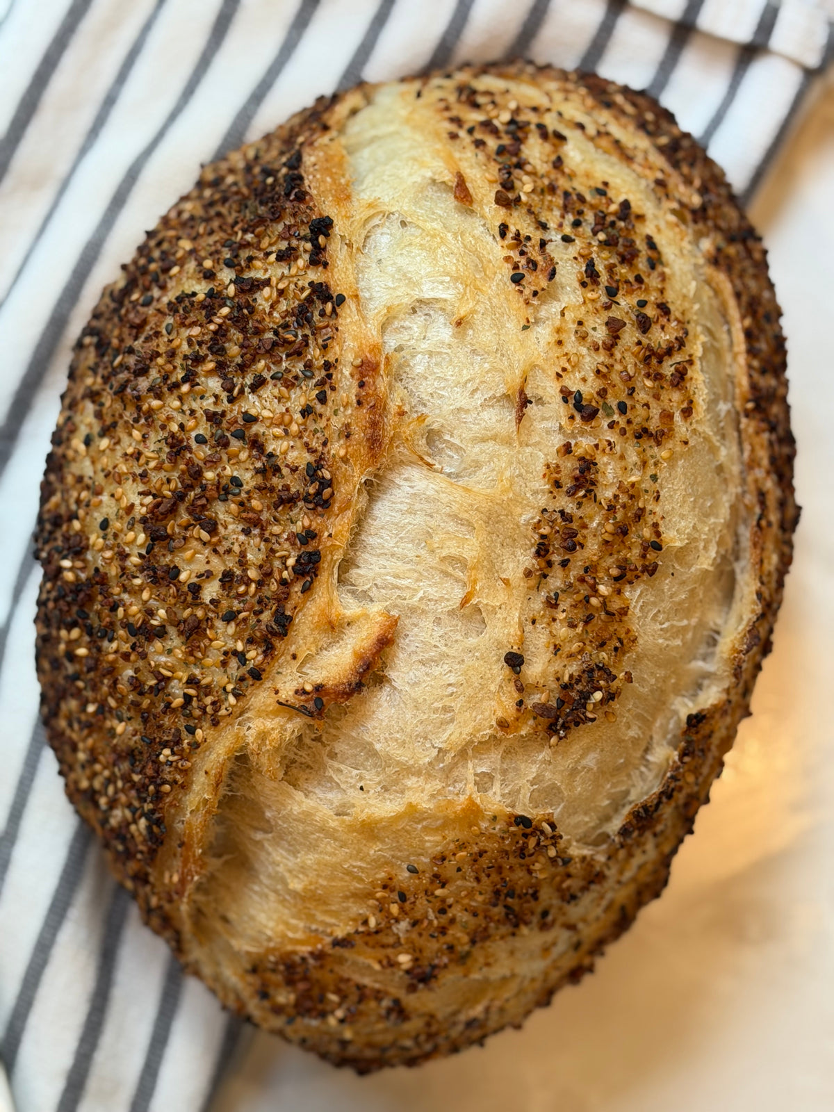 Sesame Garlic Artisan Sourdough