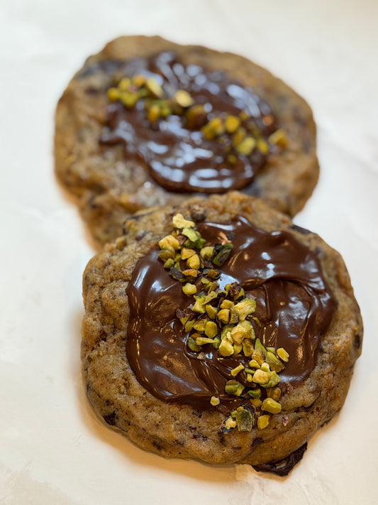 Pistachio Chocolate Chunk with Nocciolata Cookies