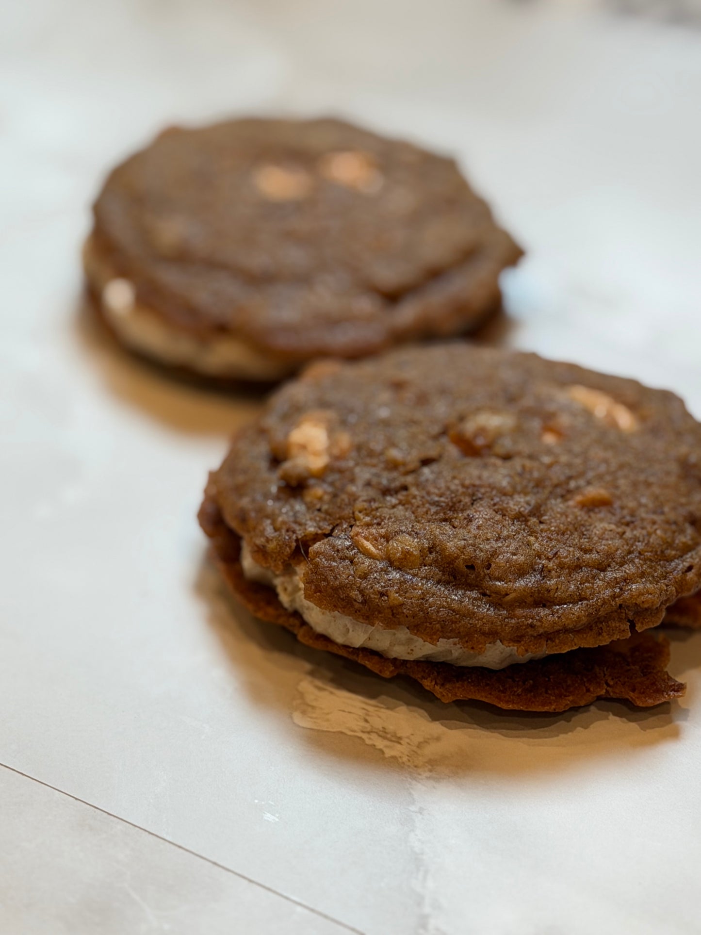 Oatmeal Butterscotch Crème Pie Cookies